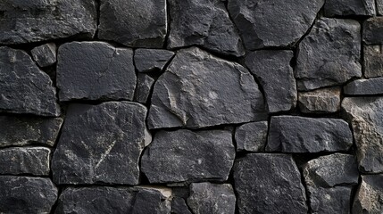 Obraz premium Dark Textured Grunge Concrete Stone Wall Background for Design Use
