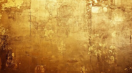 Fototapeta premium Elegant gold wall background with textured design, perfect for luxury, interior decor, or abstract artistic compositions.