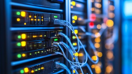 Data Center Equipment with Transparent Blueprint Overlay