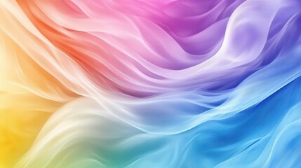 Obraz premium Smooth Flowing Abstract Background with Soft Shapes in Different Colors