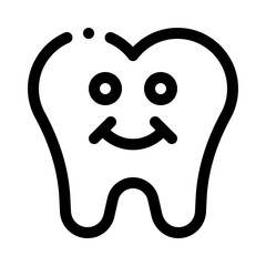 Tooth line icon