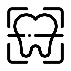 X Ray line icon