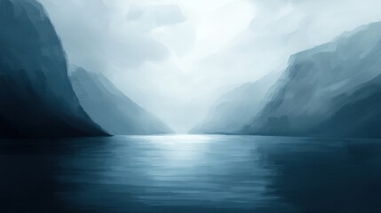 An overcast sky softening into light breaks of sunshine, creating a subtle background for messages.