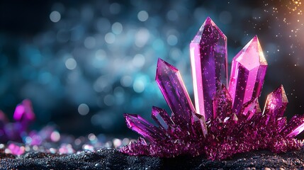 Sparkling Amethyst Crystal Cluster