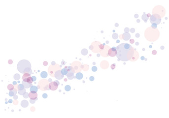 ライン状に並んでいるきれいな丸