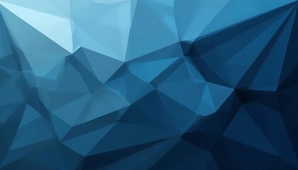 Obraz premium Abstract Blue Polygonal Geometric Background Design