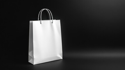 Paper Bag Mockup Template Isolated Background