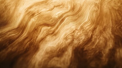 Abstract Warm Brown Wood Texture with Smooth Overlays and Depth