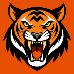 tiger head mascot