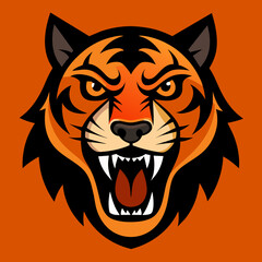 tiger head mascot