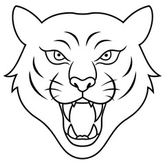 tiger head mascot