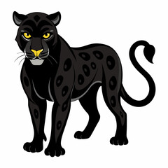 Obraz premium black panther cartoon