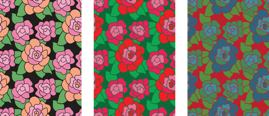 Fototapeta premium flower abstract , carnation, Seamless pattern for decorating fashion designs, fabrics, wallpapers and prints 