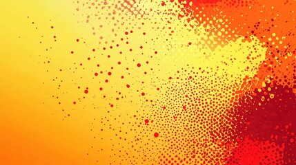 Vibrant Halftone Abstract Background with Dynamic Dot Patterns
