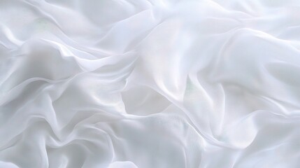 Soft Abstract Waves with Vertical Stripes in White Fabric Texture