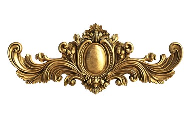 A decorative metal piece with a floral design. This item is typically used as a door knocker, a finial for a curtain rod, or an ornamental accessory in furniture or architecture.
