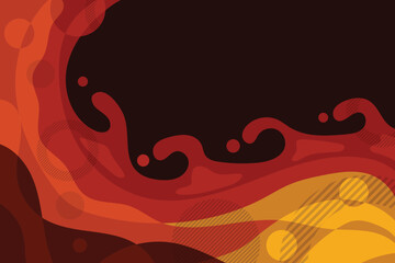 Colorful wavy abstract geometric background