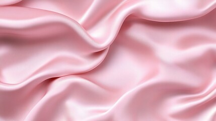 Obraz premium Soft Pastel Pink Fabric with Smooth Gradients and Elegant Curves