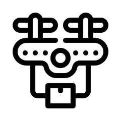 Drone line icon