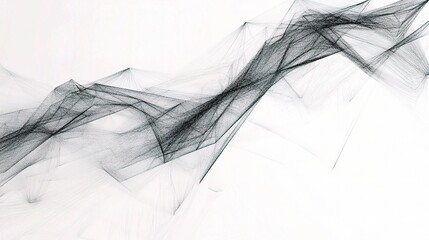 Obraz premium Abstract Wireframe Background with Plexus Effect for Design Projects