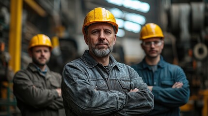 [Factory workers on duty] Factory Workers Unite: Teamwork & Camaraderie in Industrial Settings