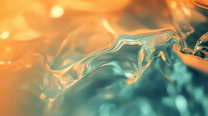 Dynamic Abstract Background with Fluid Motion and Color Effects