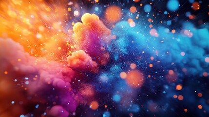 Fototapeta premium Vibrant Abstract Background with Dynamic Colors and Modern Design