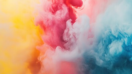 Obraz premium Intricate Multicolored Cloud Texture Background for Creative and Artistic Designs