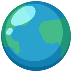 Earth Icon in Vector Style