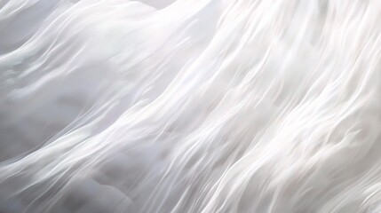 Fototapeta premium Soft Abstract White Waves with Vertical Stripes Texture Design