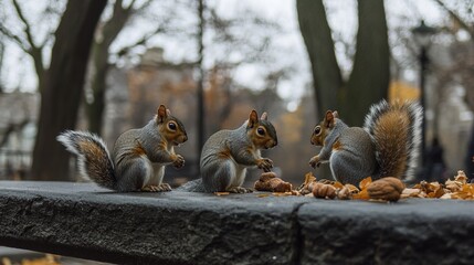 Obraz premium Rustic Wooden Background with a Single Nut Isolated