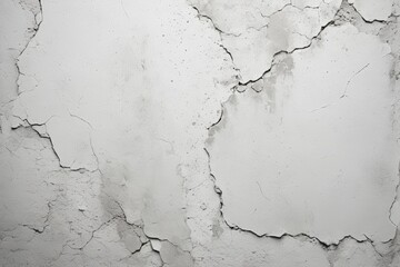 Obraz premium a close up of a white wall with a crack in it