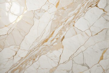 Fototapeta premium marble wall with a white and gold pattern