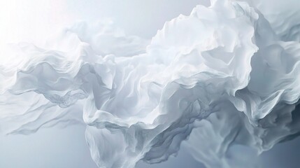 Obraz premium Modern Abstract White Background with Smooth Gradients and Textures