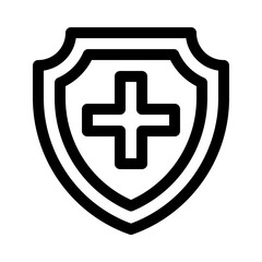 shield line icon