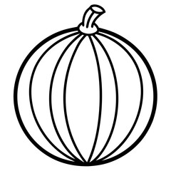 Gooseberry line art vector