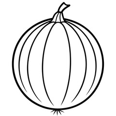Gooseberry line art vector
