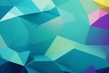 Obraz premium a close up of a colorful abstract background with triangles