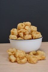 bowl snack on the table