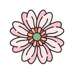 anemone flower icon design