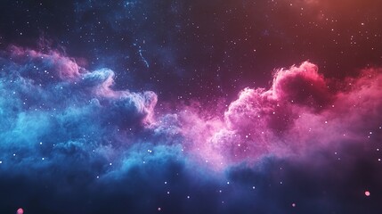 Obraz premium Colorful Smoke Swirls with Glitter and Magical Texture Effects