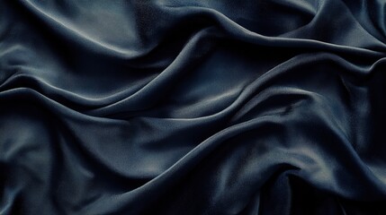 Fototapeta premium Luxurious Abstract Black Cloth Textures for Elegant Background Use