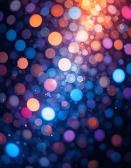 Obraz premium Abstract Colorful Bokeh Lights Background Image