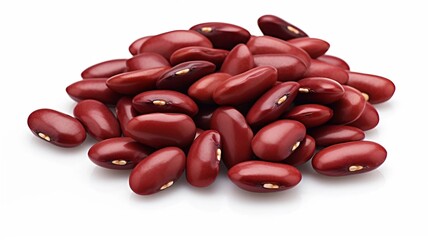beans isolated on white