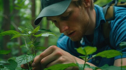 Fototapeta premium Environmental Stewardship: Committing to sustainable living and participating in conservation efforts to safeguard the planet's resources and preserve its natural beauty. 