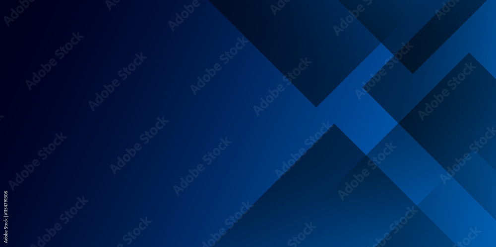 Poster Minimal blue abstract modern background design. Vector futuristic digital landscape with line abstract dark blue background. Vector abstract graphic design banner pattern presentation background.	