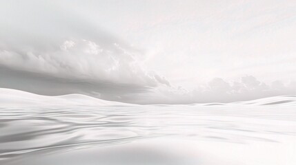 Obraz premium Soft Gray Cloudy Sky Landscape with Dynamic Atmosphere and Tones