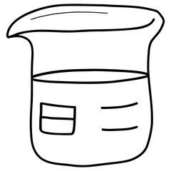 Science tools drawing for coloring, worksheet and learning media