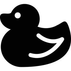 simple vector icon duck