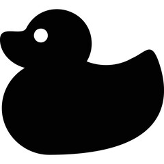 simple vector icon duck